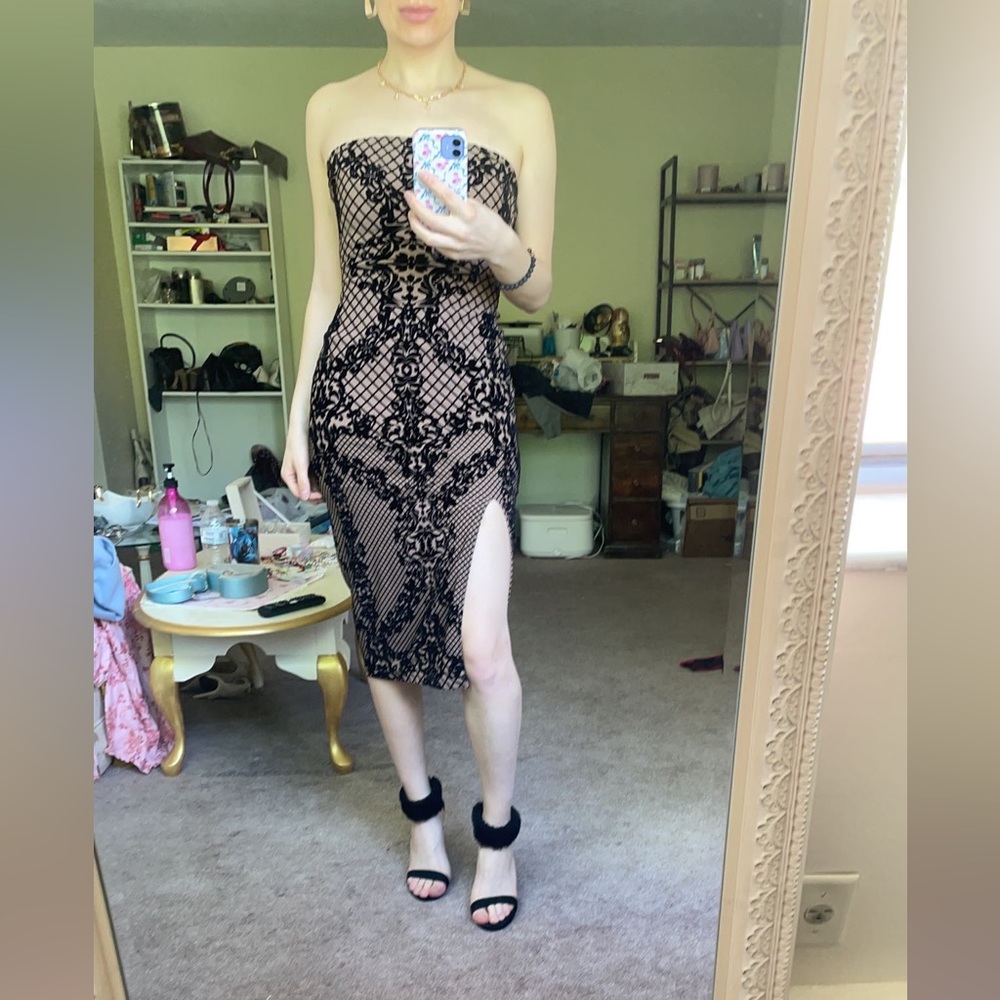 ‘On Point’ Tube Midi Dress
